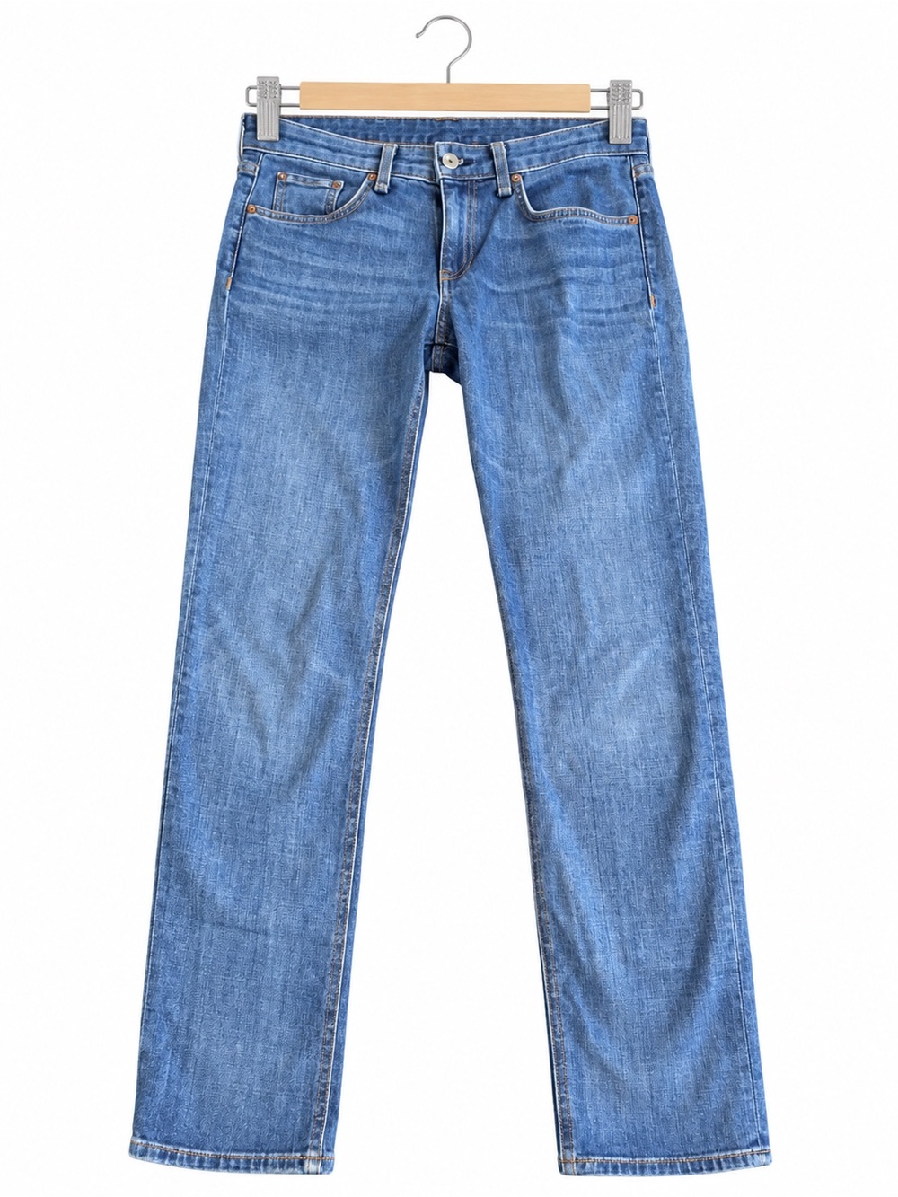 Rag & Bone Dre Low-Rise Slim Boyfriend Jeans Blue 24